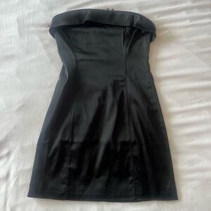 Aritzia shimmer satin tube dress